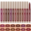 Beauty Glazed Long Stay Automatic Lip Crayon - Matte Finish, High Pigment 2-in-1 Lip Liner & Lipstick (All Shades) | Shei Shop thumbnail 1