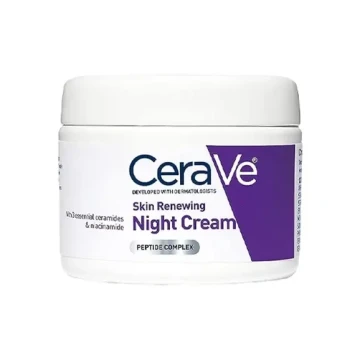 CeraVe Skin Renewing Night Cream (48g) - Peptide Complex & Ceramide Formula for Overnight Skin Restoration | Shei Shop