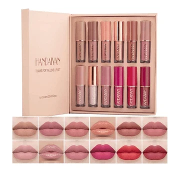 Handaiyan 12 Colors Liquid Thanks For The Love Lip Set | Shei Shop