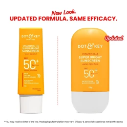 Dot & Key Vitamin C + E Super Bright Sunscreen SPF 50+ PA++++ 50g | Shei Shop