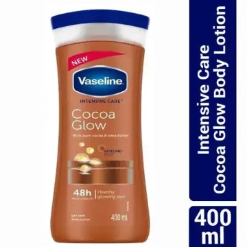 Vaseline Intensive Care Cocoa Glow 48H Moisturising Body Lotion 400ml