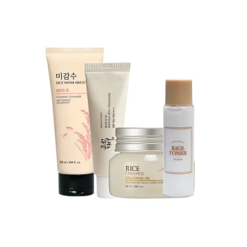 Korean Rice Glass Skin Brightening Combo Set