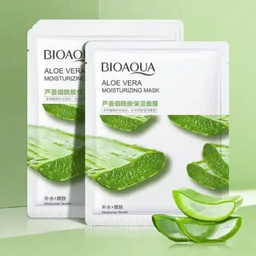 Bioaqua Aloe Vera Moisturizing Sheet Mask 25g - Soothing & Hydrating | Shei Shop