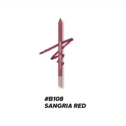 Beauty Glazed Waterproof & Long Lasting Lip Liner - B108 Sangaria Red | Deep Berry Red Contour Pencil