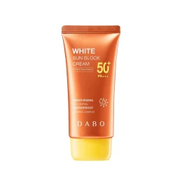 DABO White Sun Block Cream SPF50+ PA+++ (70ml) - Waterproof Korean Sunscreen | Shei Shop