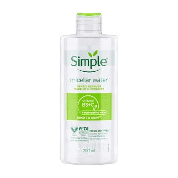 Simple Kind To Skin Micellar Cleansing Water - Gentle Makeup Remover & Facial Cleanser | Shei Shop