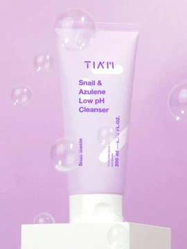 Tiam Snail & Azulene Low pH Cleanser 200ml