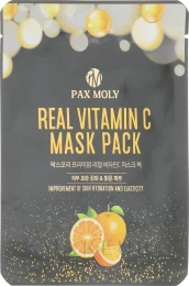 Pax Moly Real Vitamin C Mask Pack 25ml - Brightening & Radiant Glow | Shei Shop