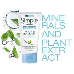 Simple Water Boost Hydrating Gel Cream (50ml) - Ultra-Lightweight Face Moisturizer | Shei Shop