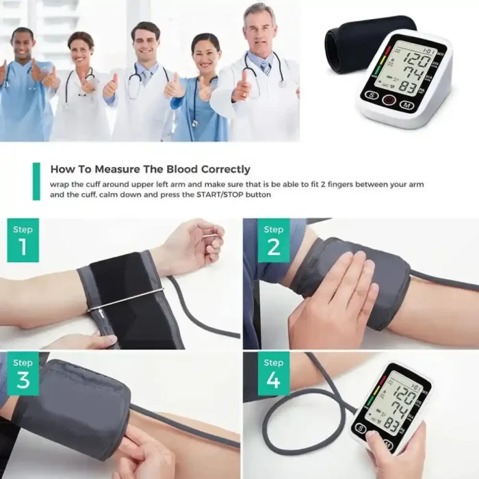 Electronic Blood Pressure Monitor with Voice Function image 4