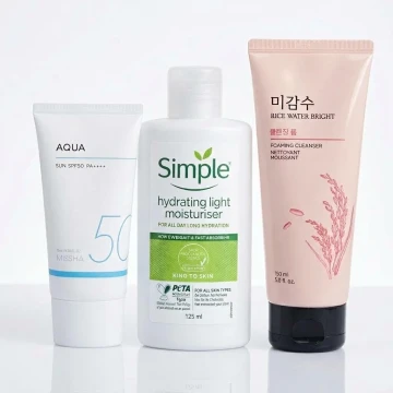 Oily Skin Student Budget-Friendly Skincare Combo