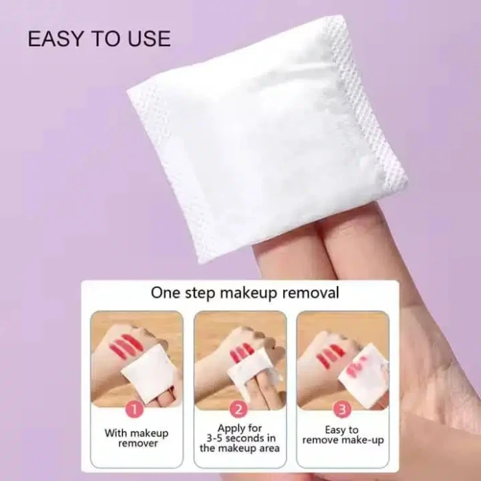 Lmltop Cosmetic Cotton Pad – 100pcs ( For Daily Use ) image 4