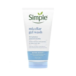 Simple Water Boost Micellar Facial Gel Wash 150ml UK