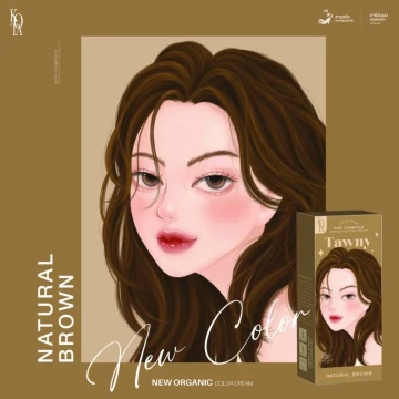 Kota Cosmetics Tawny Hair Color Natural Brown | Shei Shop