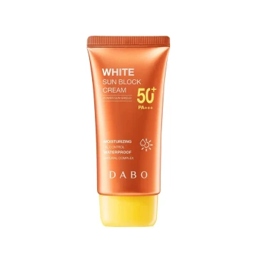 DABO White Sun Block Cream SPF50+ PA+++ (70ml) - Waterproof Korean Sunscreen | Shei Shop