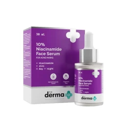 The Derma Co 10% Niacinamide Face Serum for Acne Marks (30ml) - Advanced Blemish Reduction & Oil Control Formula | Shei Shop