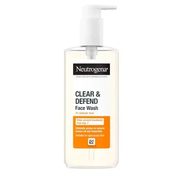 Neutrogena 2% Salicylic Acid Clear & Defend Facial Wash