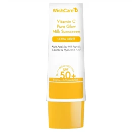 Wishcare Vitamin C Pure Glow Milk Sunscreen SPF 50 PA++++ | Shei Shop