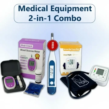 Medical Equipment 2-in-1 Combo Pack with Free Thermometer | Shei Shop