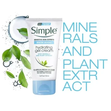 Simple Water Boost Hydrating Gel Cream (50ml) - Ultra-Lightweight Face Moisturizer | Shei Shop