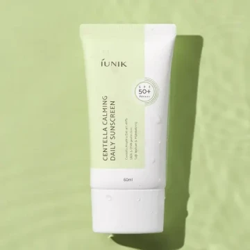 iUNIK Centella Calming Daily Sunscreen SPF 50+ PA++++ (60ml) - Hydrating & Soothing Organic Sunscreen | Shei Shop