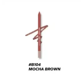 Beauty Glazed Waterproof & Long Lasting Lip Liner - B104 Mocha Brown | Deep Nude Contour Pencil