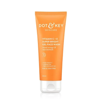 Dot & Key Vitamin C + E Super Bright Gel Face Wash 100ml | Shei Shop