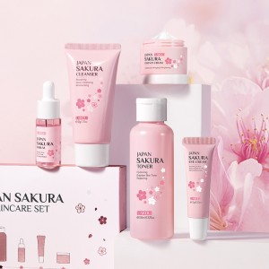 Laikou Japan Sakura Skincare Set - 207 gm