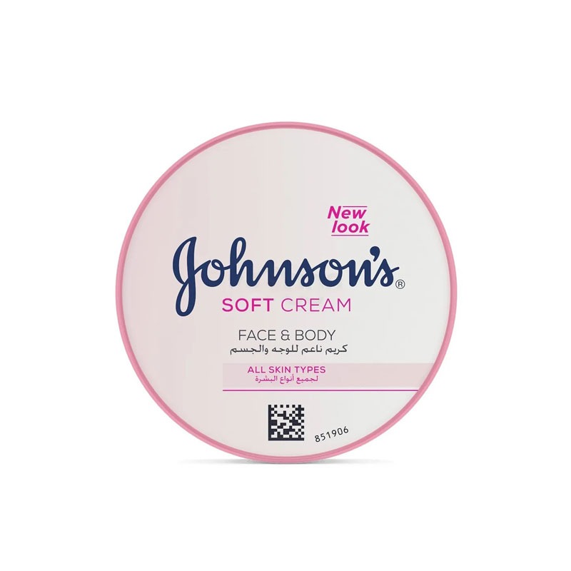 Johnsons's Soft Cream for Face & Body 200ml ( UAE)