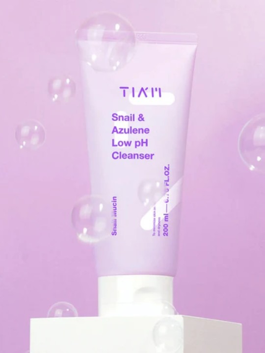 Tiam Snail & Azulene Low pH Cleanser 200ml
