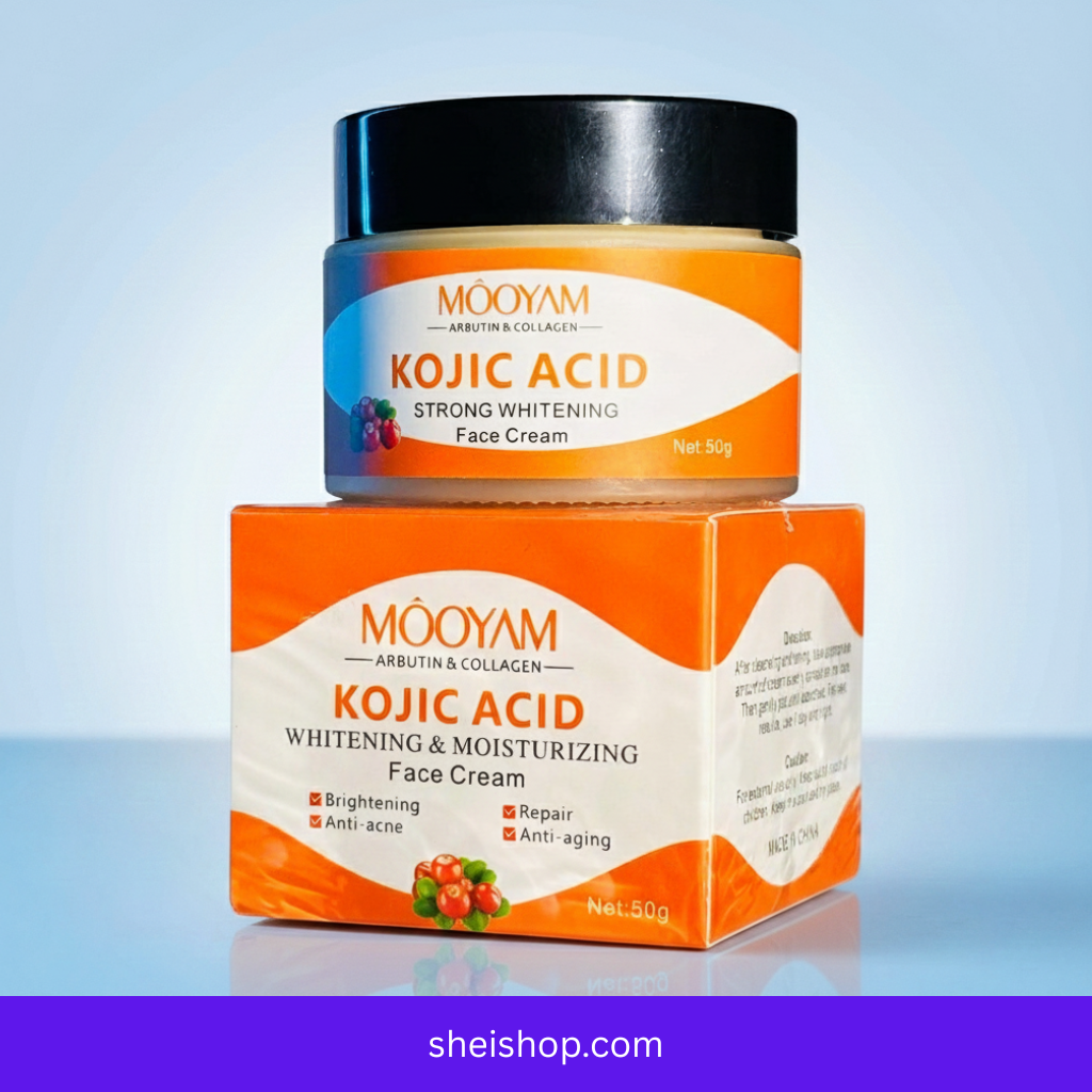 MOOYAM KOJIC ACID WHITENING & MOISTURIZING CREAM (50G)