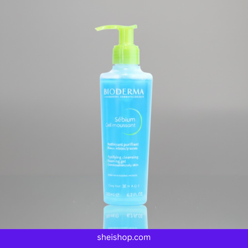 Bioderma Sebium Face And Body Wash Moussant Purifying Cleansing Gel 200 ml