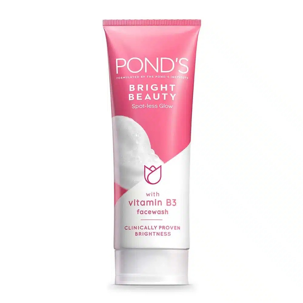 Ponds Bright Beauty Spot Less Glow with Vitamin B3 Face Wash 50g