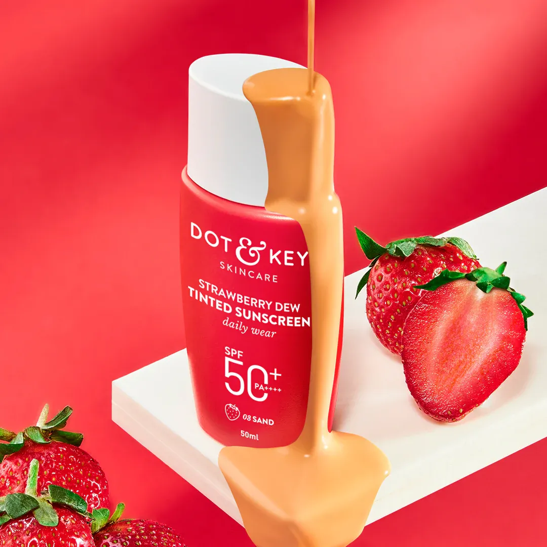 Dot and Key Strawberry Dew Tinted Sunscreen SPF 50+ PA++++ (03 Sand)