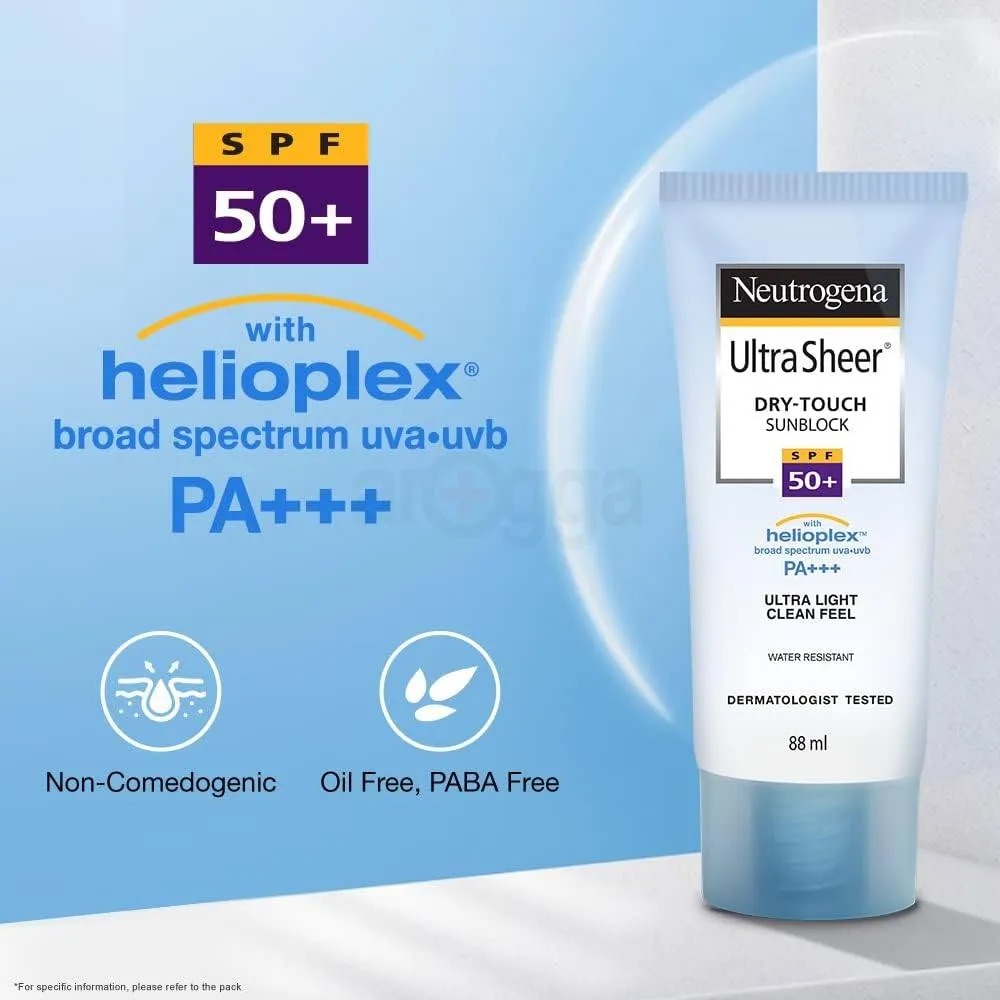 Neutrogena Ultra Sheer Dry-Touch Sunblock SPF50+ PA+++