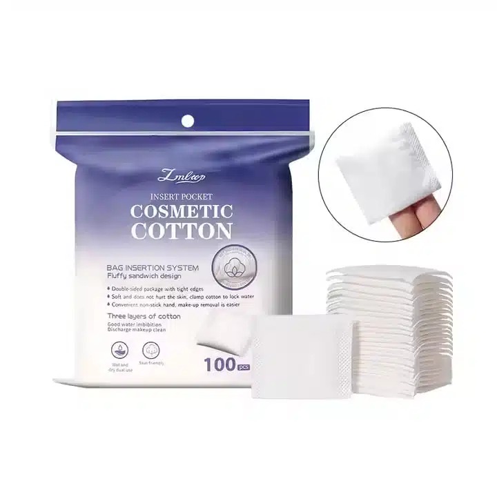 Lmltop Cosmetic Cotton Pad – 100pcs ( For Daily Use )