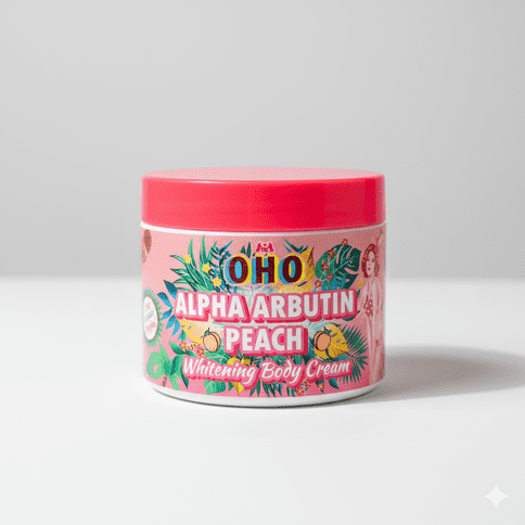 OHO Alpha Arbutin Peach Body Cream