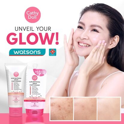 Cathy Doll Aura Whitening Serum Foam Cleanser