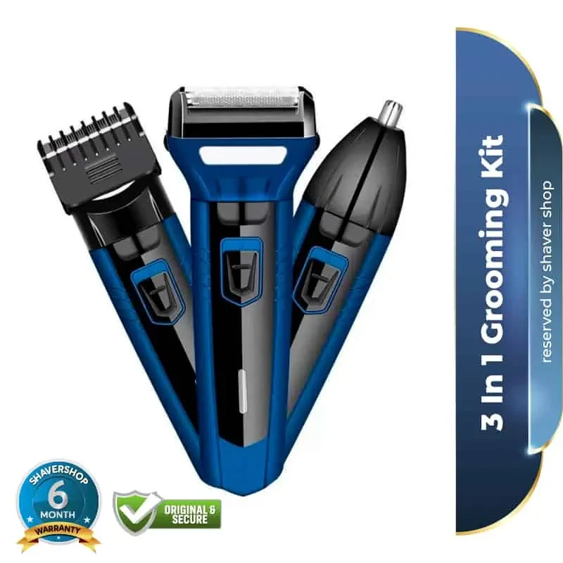 Kemei KM 6330 3 in 1 Hair & Beard Trimmer - Shei Shop