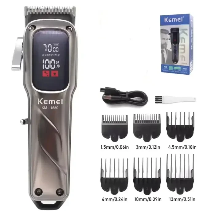 Kemei KM-1550 Professional Hair Clipper and Beard Trimmer | Shei Shop