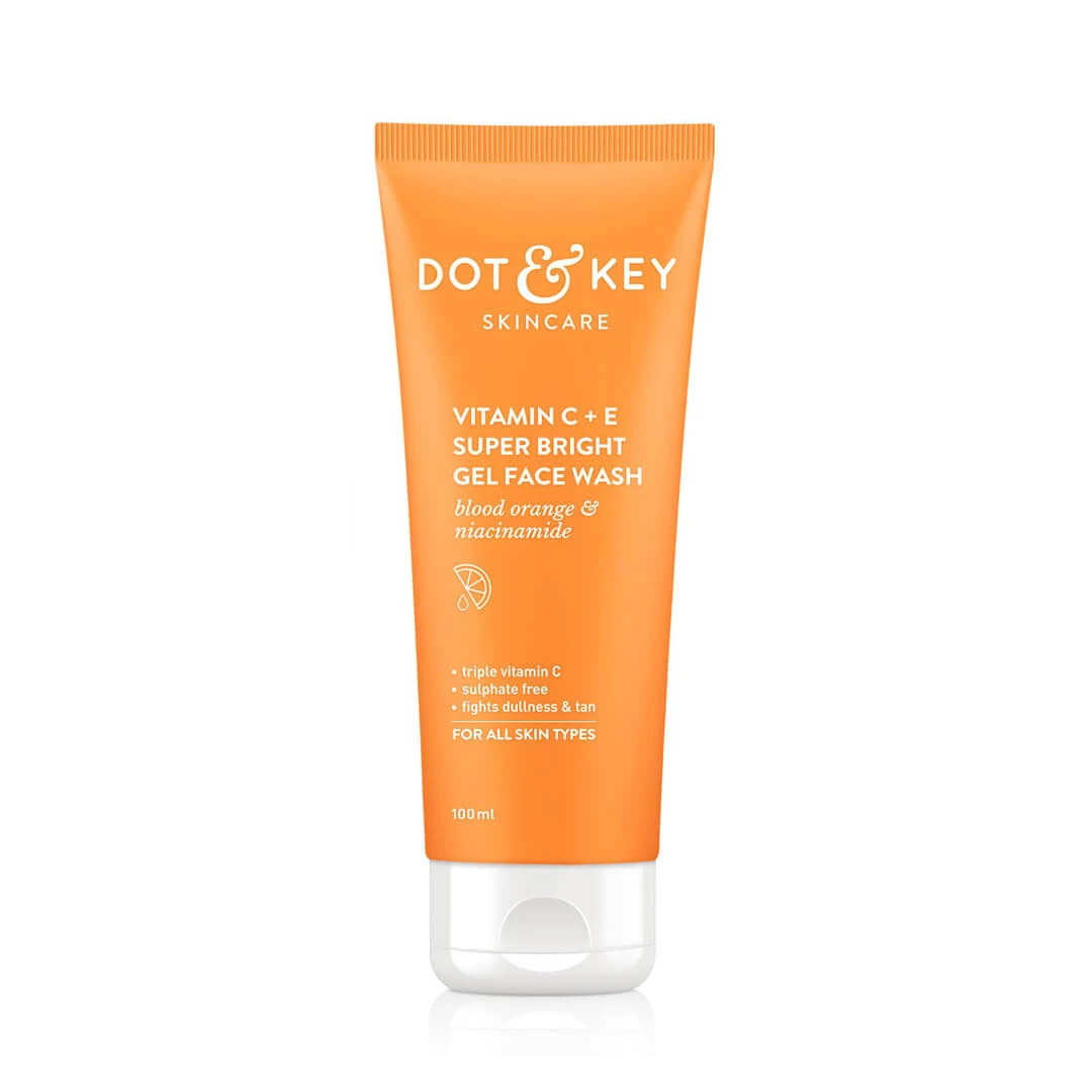 Dot & Key Vitamin C + E Super Bright Gel Face Wash 100ml | Shei Shop