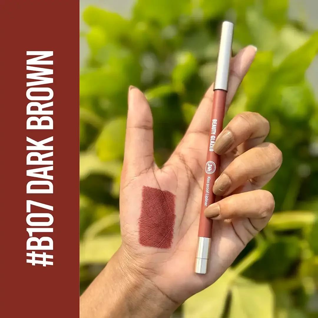 Beauty Glazed Waterproof & Long Lasting Lip Liner (18 Shades) - Smudge-Proof Precision Lip Contour Pencil Collection | Shei Shop image 8