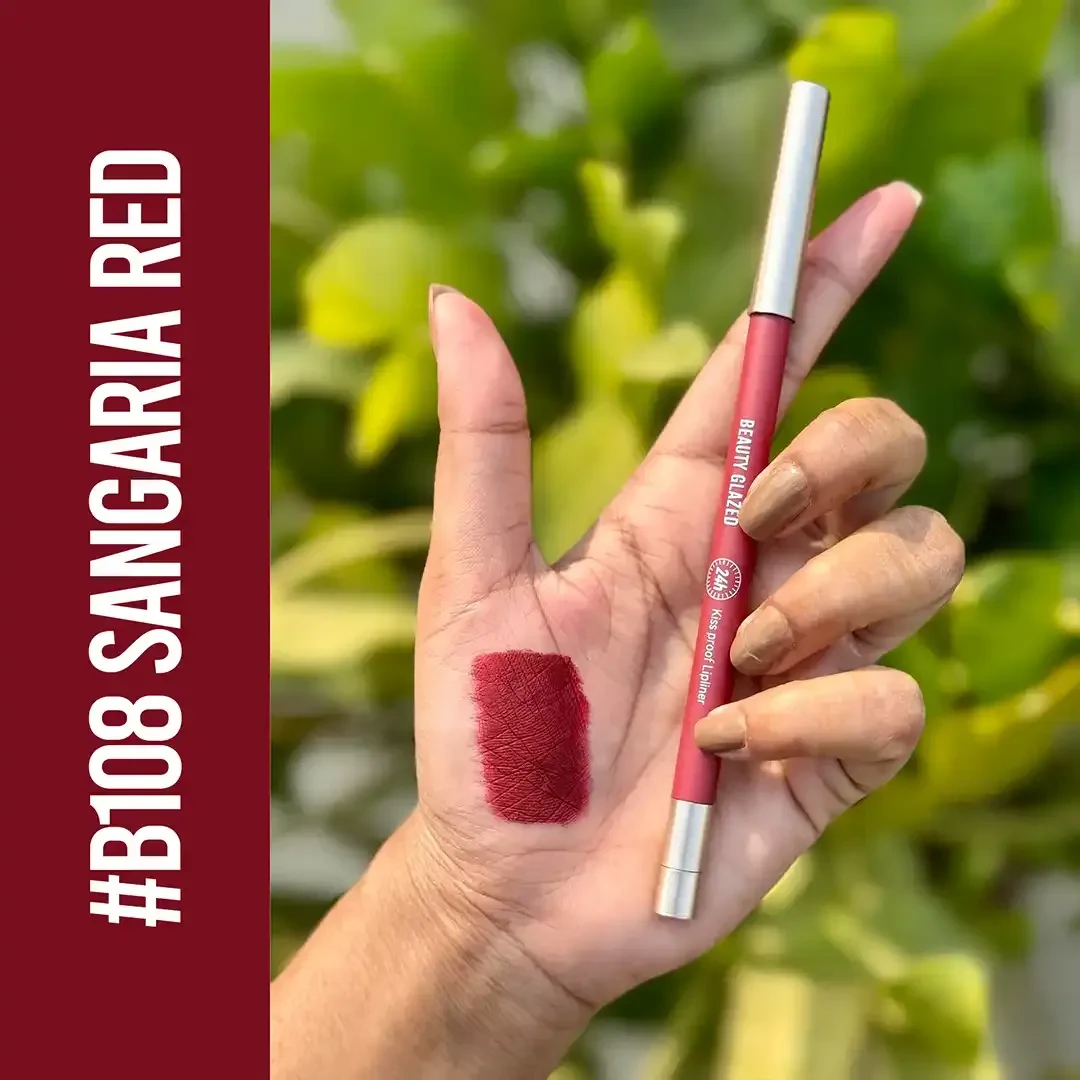 Beauty Glazed Waterproof & Long Lasting Lip Liner (18 Shades) - Smudge-Proof Precision Lip Contour Pencil Collection | Shei Shop image 9
