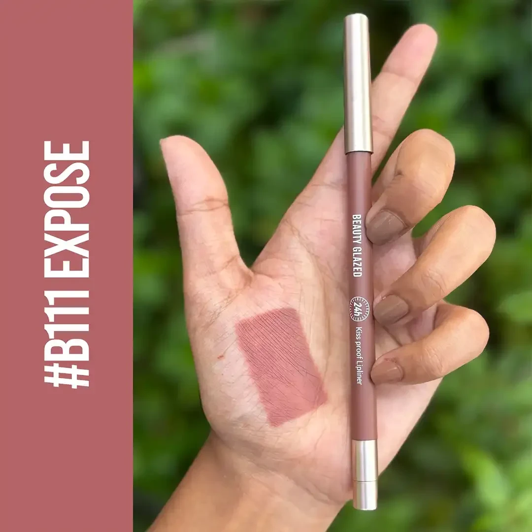 Beauty Glazed Waterproof & Long Lasting Lip Liner (18 Shades) - Smudge-Proof Precision Lip Contour Pencil Collection | Shei Shop image 12