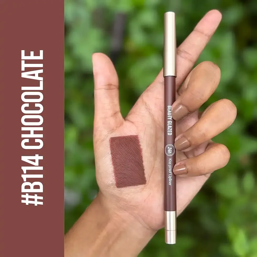 Beauty Glazed Waterproof & Long Lasting Lip Liner (18 Shades) - Smudge-Proof Precision Lip Contour Pencil Collection | Shei Shop image 15
