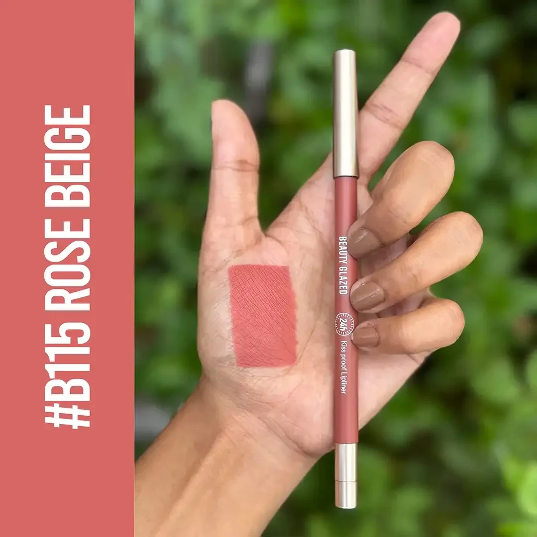 Beauty Glazed Waterproof & Long Lasting Lip Liner (18 Shades) - Smudge-Proof Precision Lip Contour Pencil Collection | Shei Shop image 16