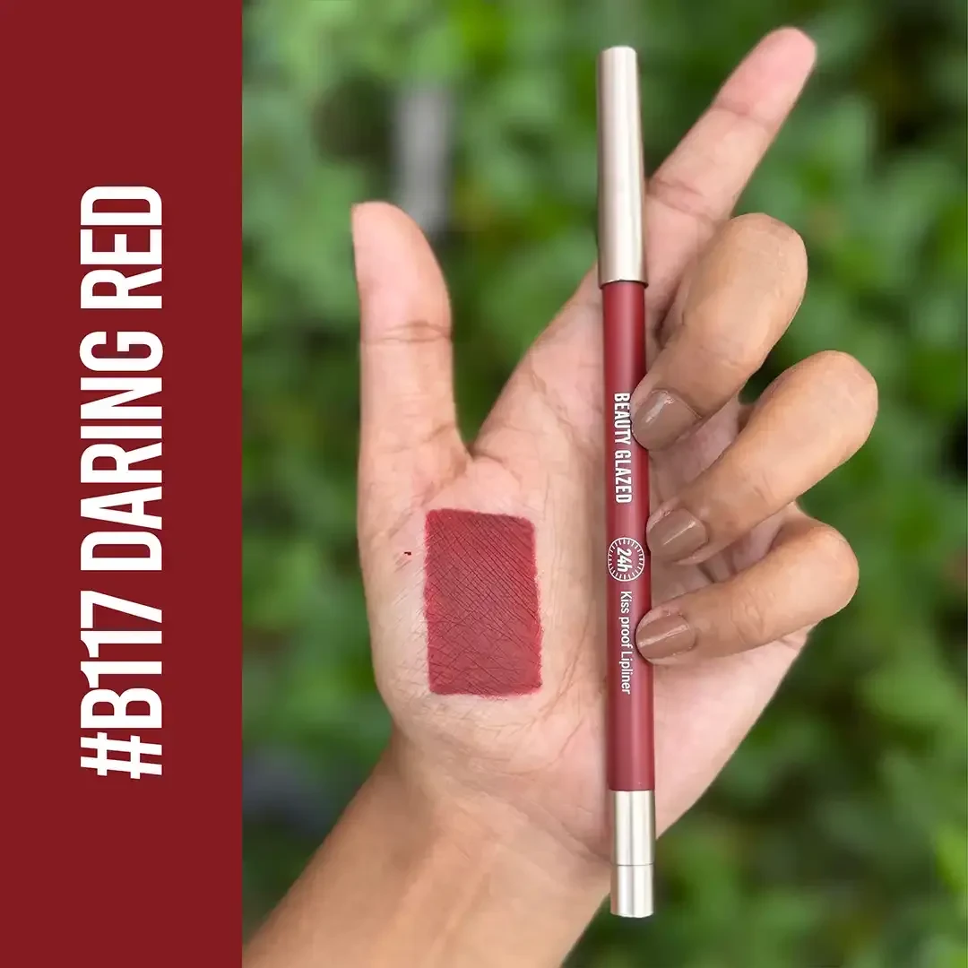 Beauty Glazed Waterproof & Long Lasting Lip Liner (18 Shades) - Smudge-Proof Precision Lip Contour Pencil Collection | Shei Shop image 18