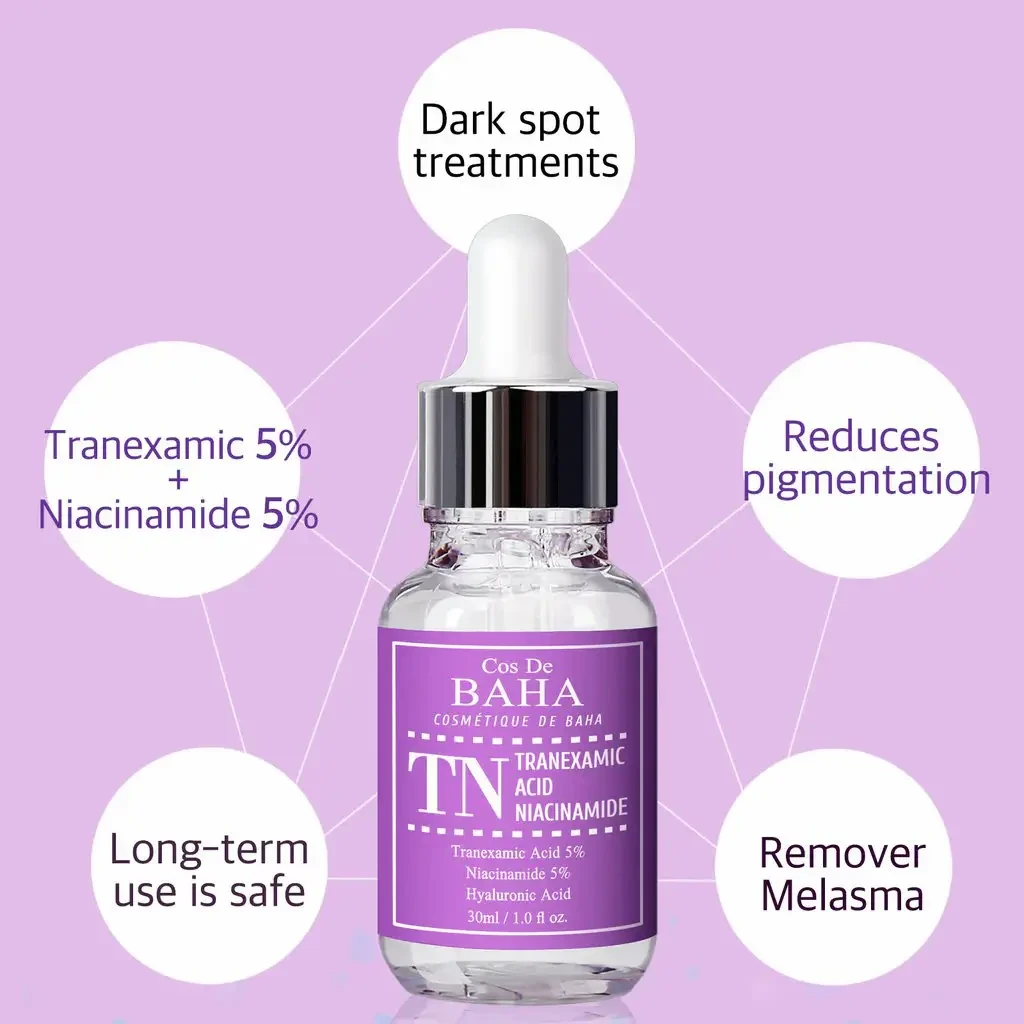 Cos De BAHA Tranexamic Acid Niacinamide Serum (TN) 30ml - Anti-Pigmentation, Melasma Fading & Skin Brightening Formula | Shei Shop