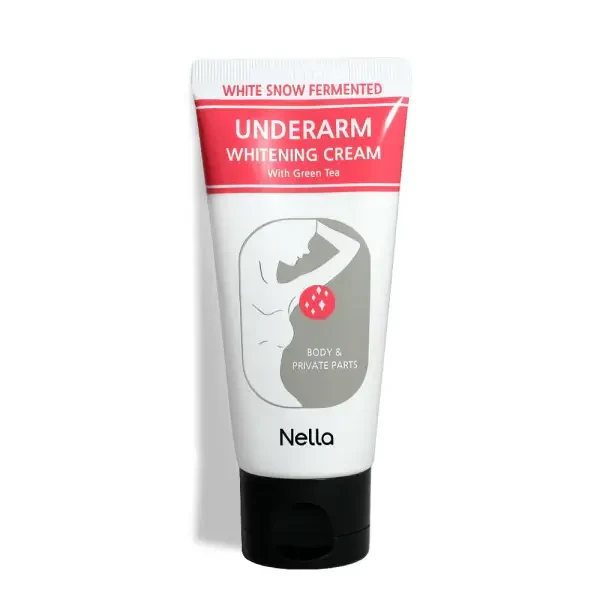 Nella Underarm Whitening Cream (50ml) - Magical Brightening, Odor Control & Soothing Dark Spot Corrector | Shei Shop image 3